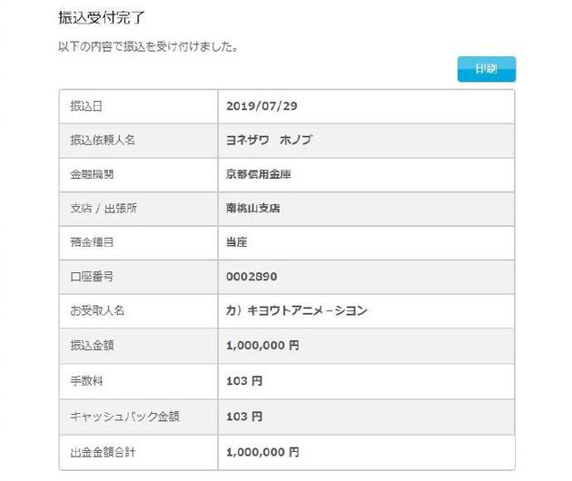 米泽穗信为京阿尼捐赠100万日元