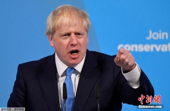 资料图：英国首相鲍里斯·约翰。