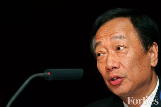 卸任董事长后，郭台铭财富缩水。图片来源：视觉中国资料图