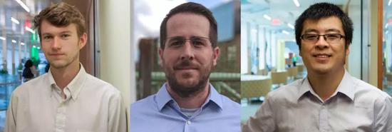 ▲&nbsp;从左到右：Daniel Wrapp，Jason McLellan和王年爽（图源：mclellanlab.org）