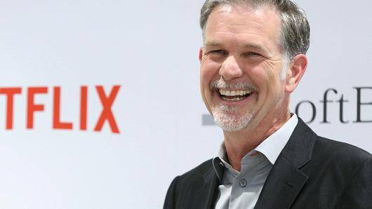 Netflix联合创始人兼首席执行官里德•哈斯廷斯