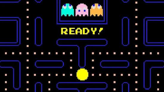图7：经典游戏《吃豆人》，1982。