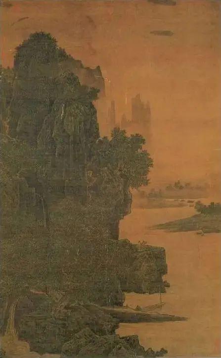 《山腰楼观图》，[宋] 萧照