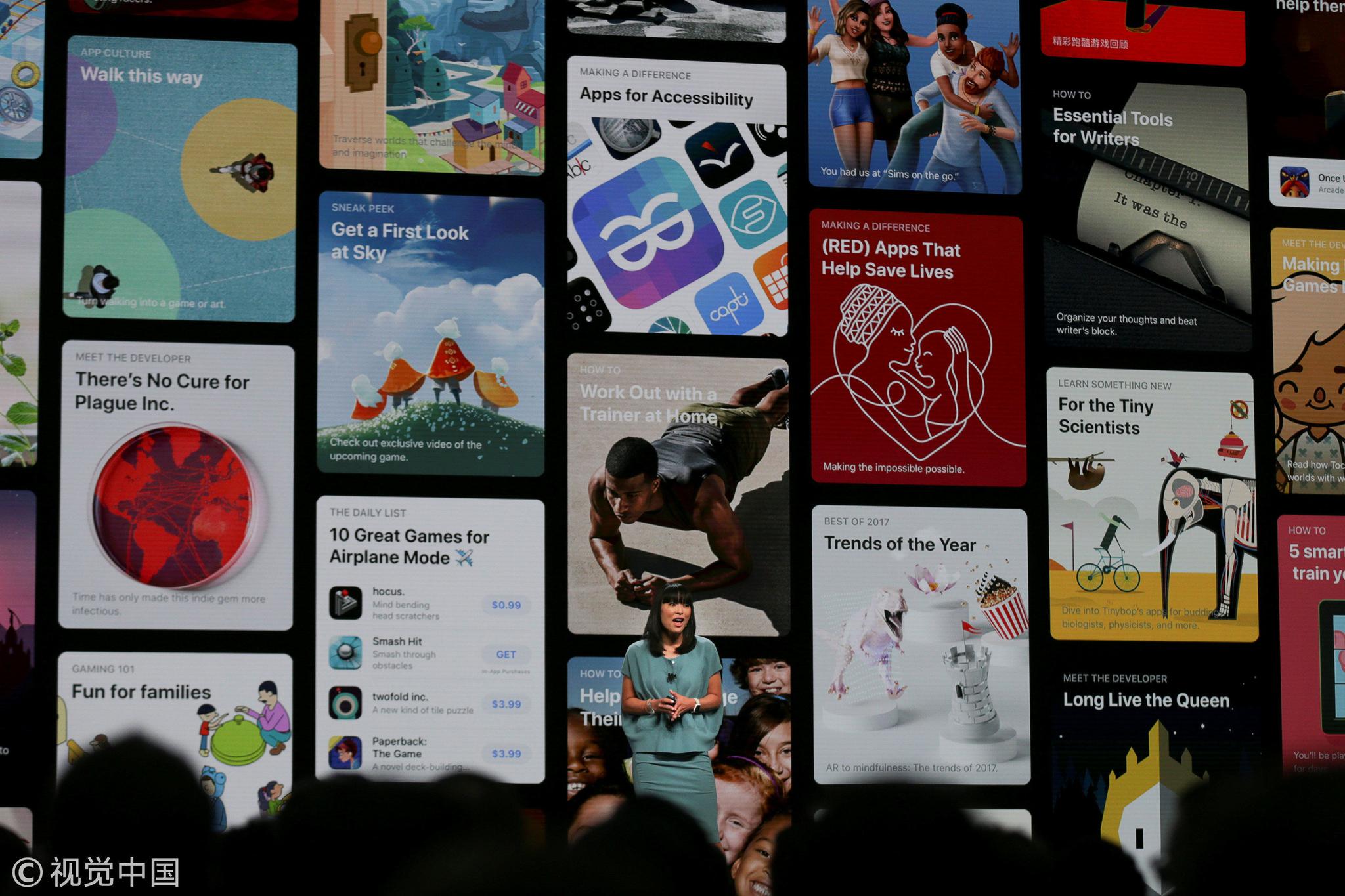 &nbsp; &nbsp; &nbsp; &nbsp;今天，App Store 上共有超过 220 万个 App|视觉中国